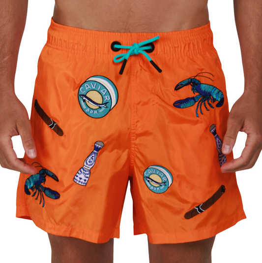 SALIN ORANGE | Mens Swimwear CIGARE X AZUL