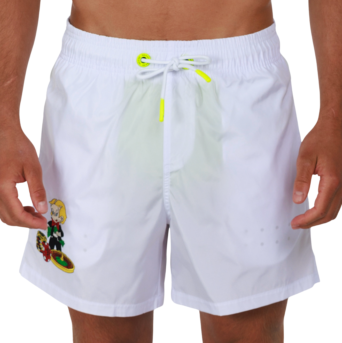 SALIN WHITE | Mens Swimwear THE BILLIONAIRES CLUB MONO
