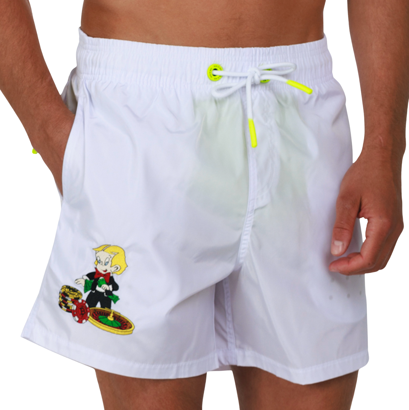 SALIN WHITE | Mens Swimwear THE BILLIONAIRES CLUB MONO