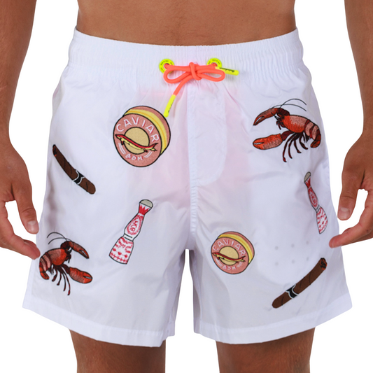 SALIN WHITE | Mens Swimwear CIGARE X AZUL
