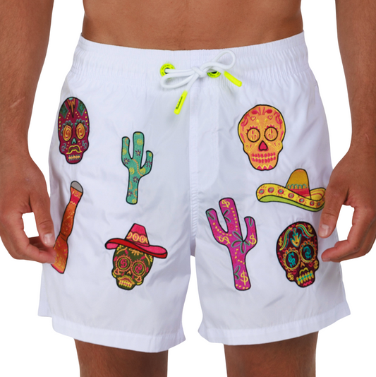 SALIN WHITE | Mens Swimwear MEXICAN AO