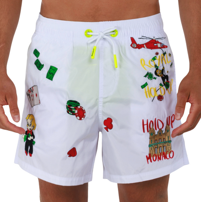 SALIN WHITE | Mens Swimwear MONACO AO