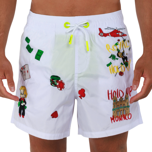 SALIN WHITE | Mens Swimwear MONACO AO