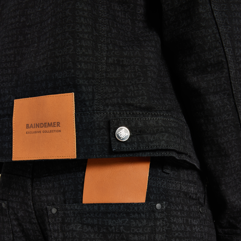 Denim Jacket Print | BLACK