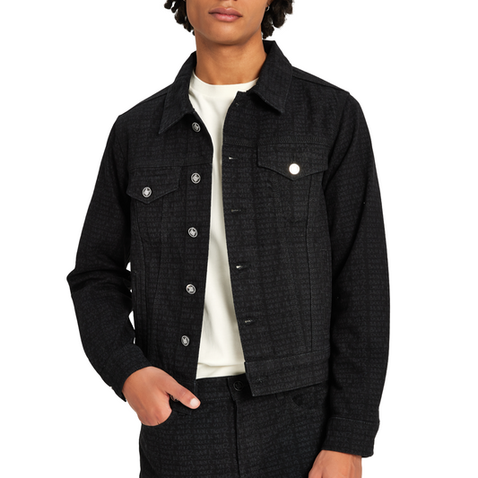 Denim Jacket Print | BLACK