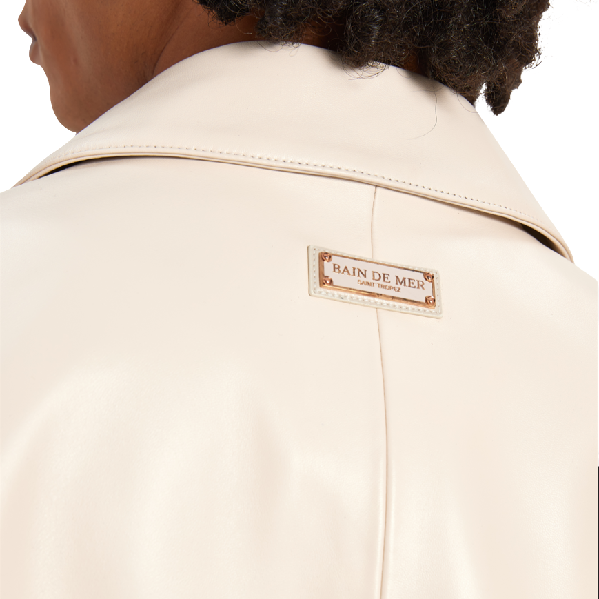 Leather Jacket 70 | BEIGE