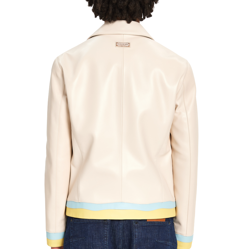 Leather Jacket 70 | BEIGE