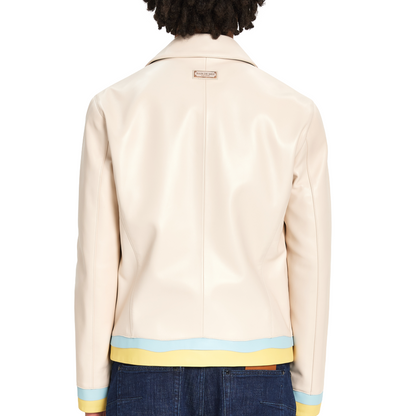 Leather Jacket 70 | BEIGE