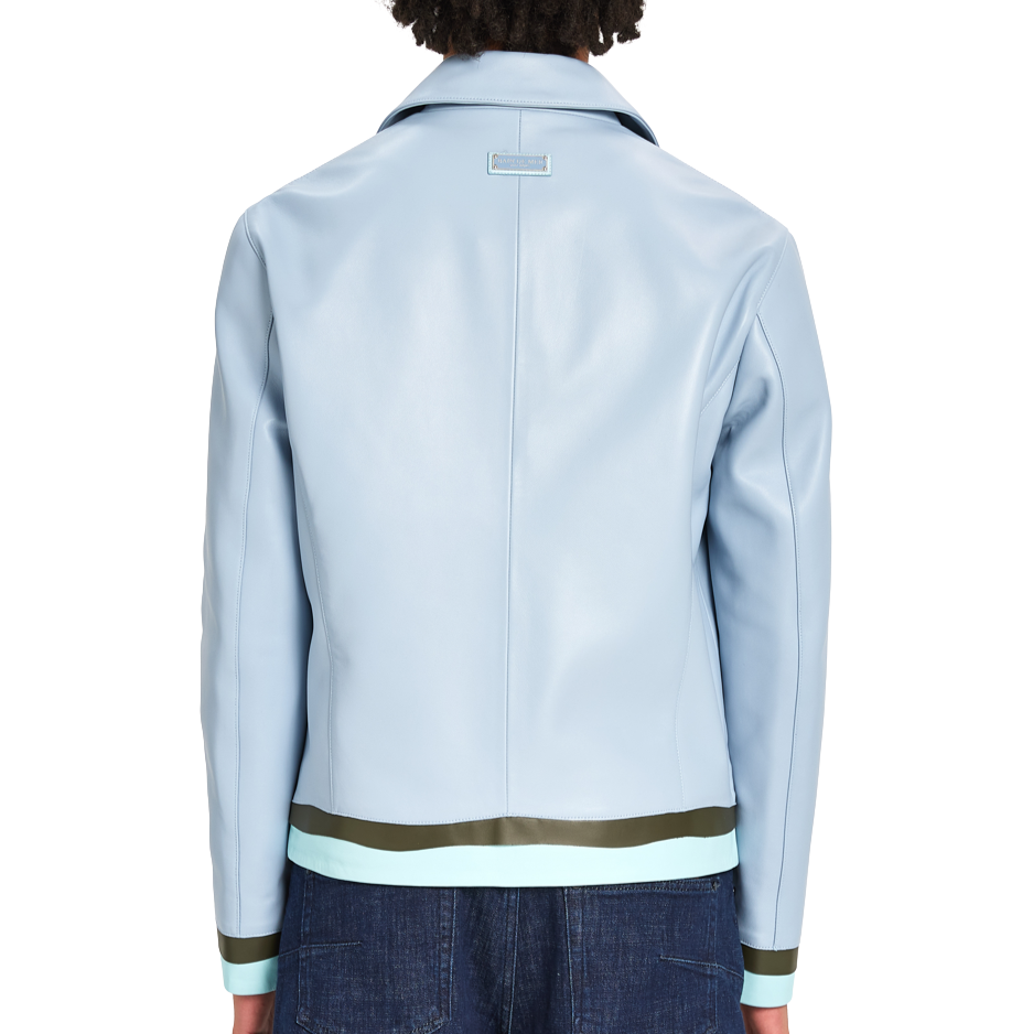 Leather Jacket 70 | SKY BLUE