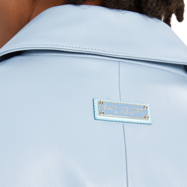 Leather Jacket 70 | SKY BLUE