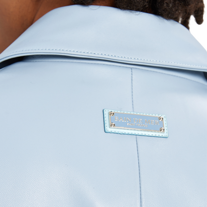 Leather Jacket 70 | SKY BLUE