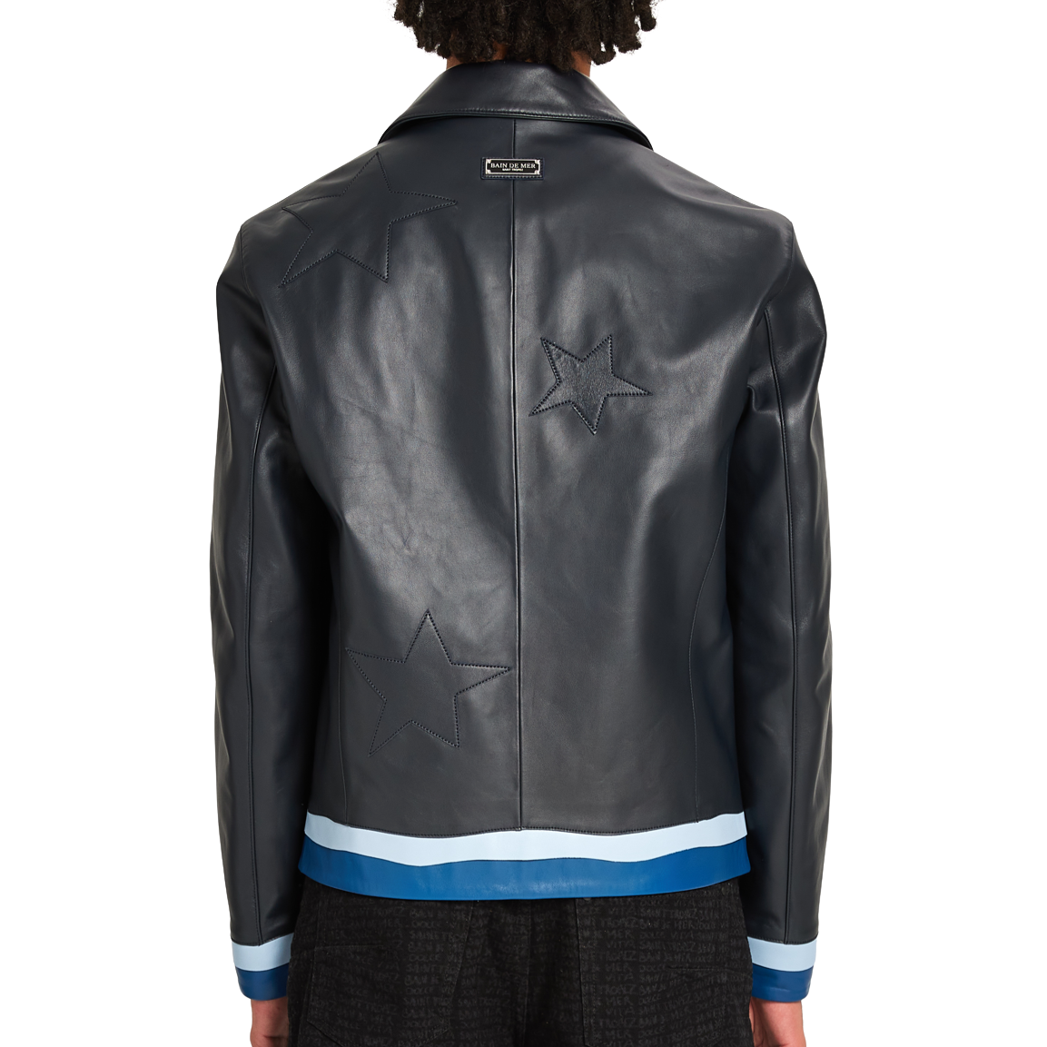 Leather Jacket 70 Starlight | NAVY BLUE