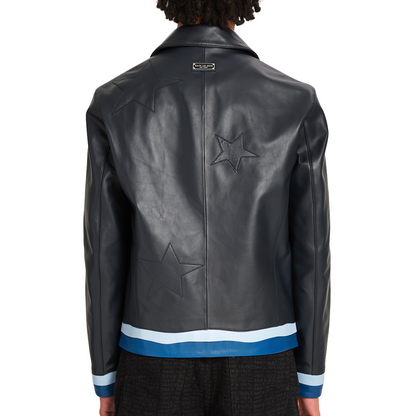 Leather Jacket 70 Starlight | NAVY BLUE