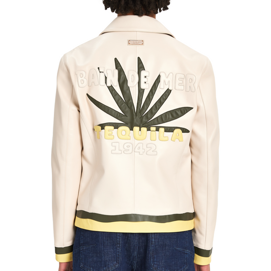 Leather Jacket Tequila | BEIGE