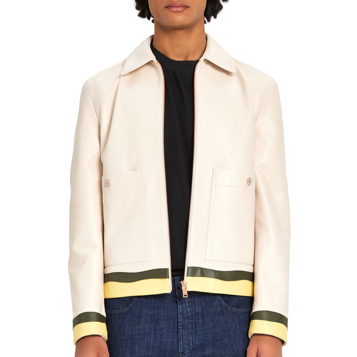 Leather Jacket Tequila | BEIGE
