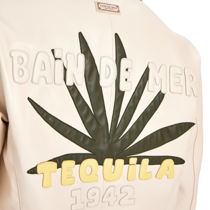 Leather Jacket Tequila | BEIGE