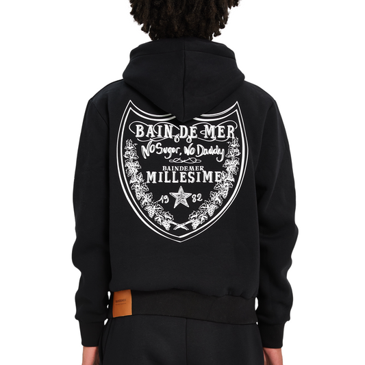 DADDY COTTON HOODIE | BLACK