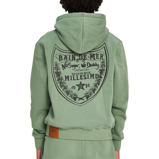 DADDY COTTON HOODIE | MILITARY GREEN