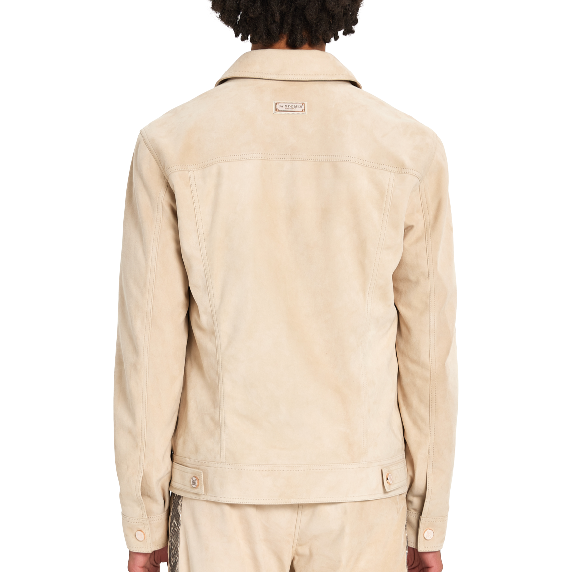 Leather Jacket Dandy | BEIGE