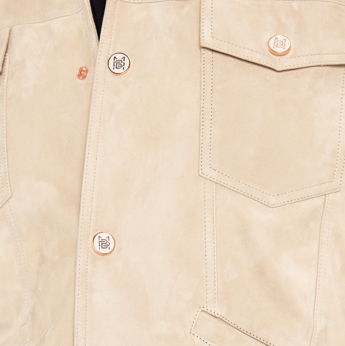 Leather Jacket Dandy | BEIGE