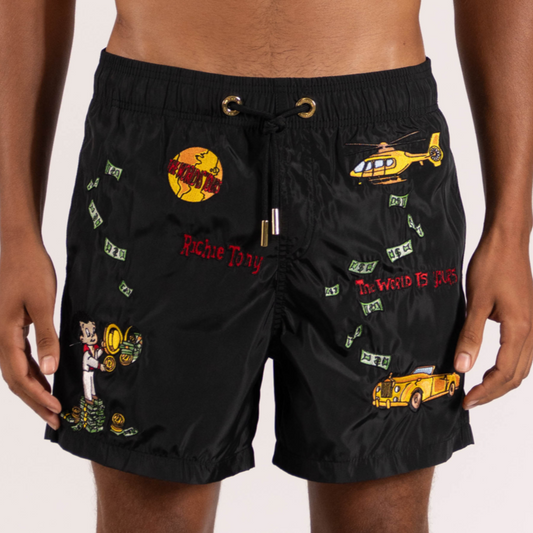 SWIMWEAR RICHIE TONY | BLACK