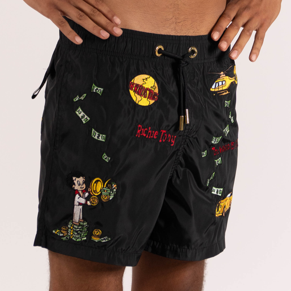 SWIMWEAR RICHIE TONY | BLACK