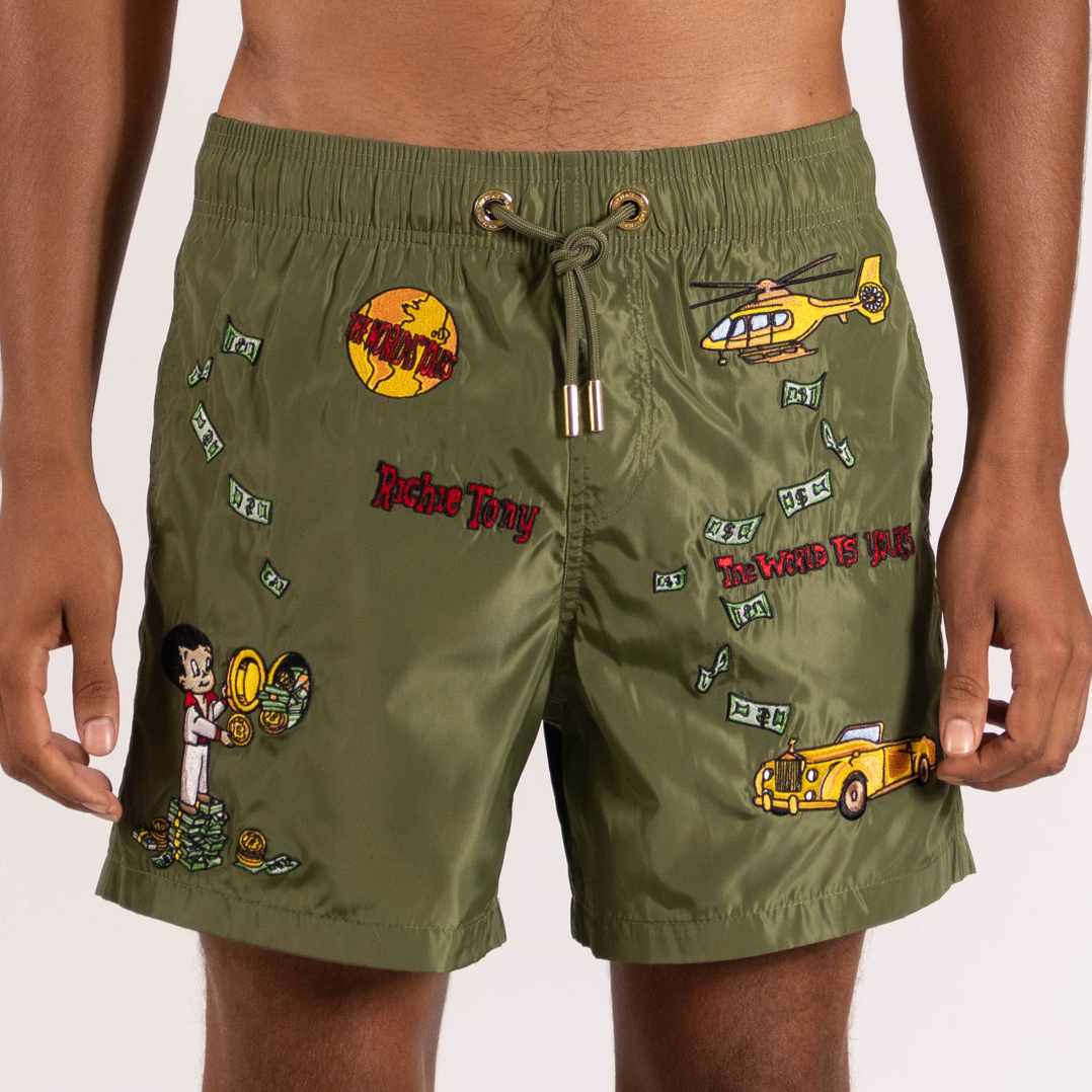 SWIMWEAR RICHIE TONY | MILITARY GREEN