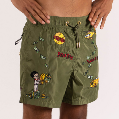 SWIMWEAR RICHIE TONY | MILITARY GREEN