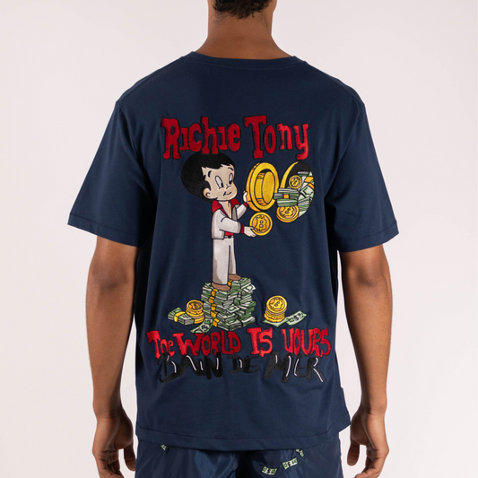 T-SHIRT RICHIE TONY | NAVY