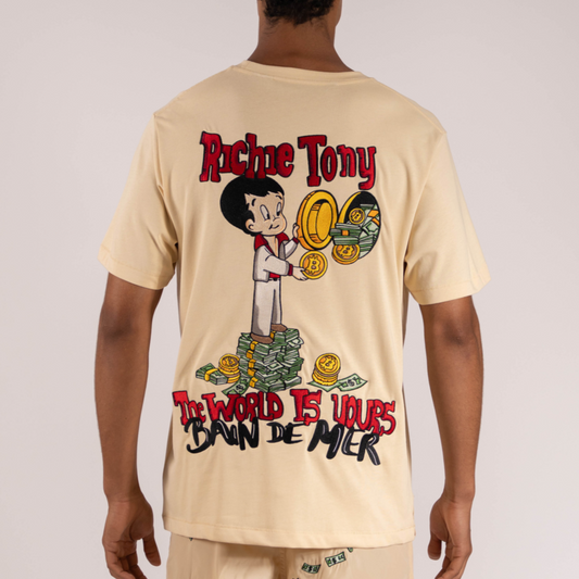 T-SHIRT RICHIE TONY | SAND