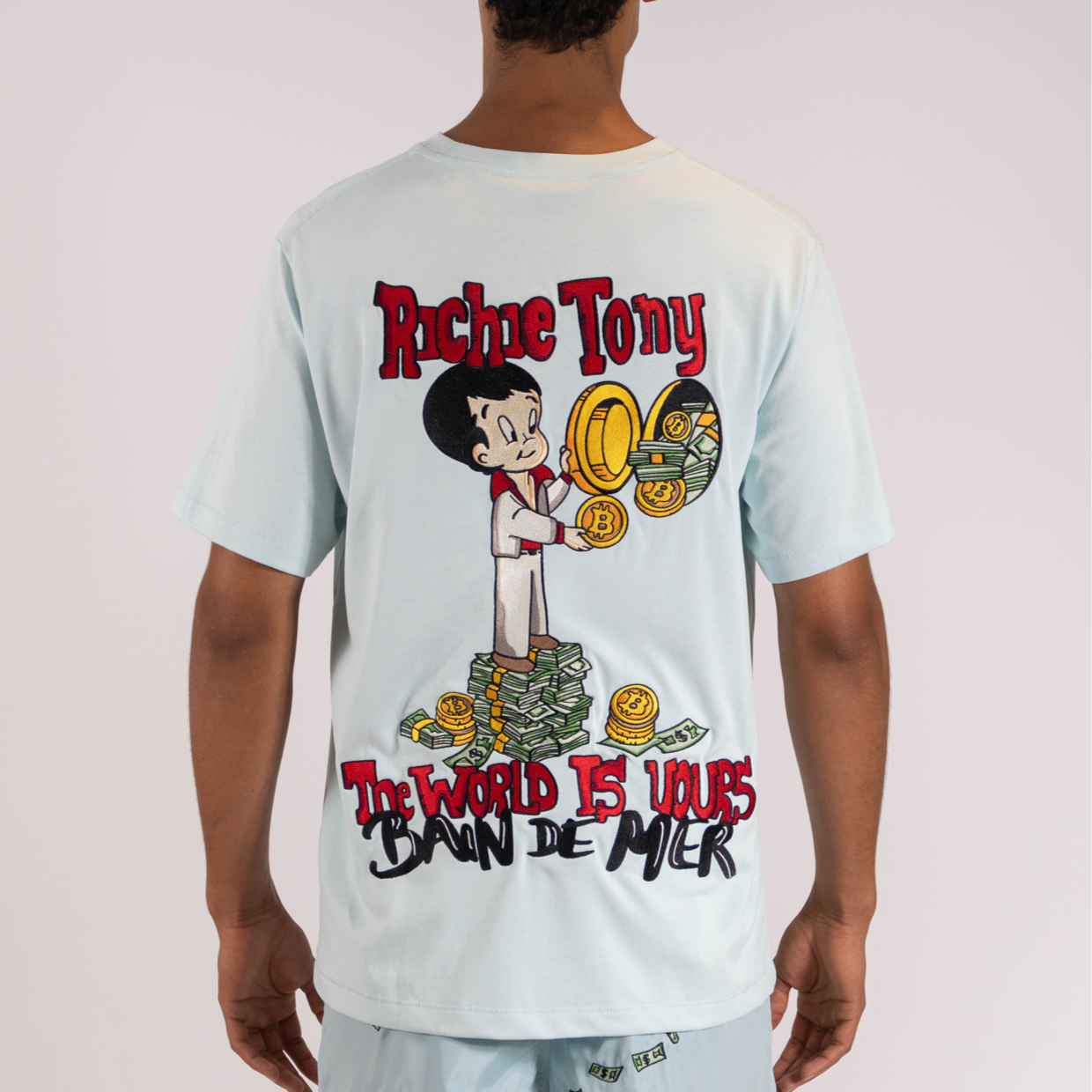 T-SHIRT RICHIE TONY | SKY BLUE