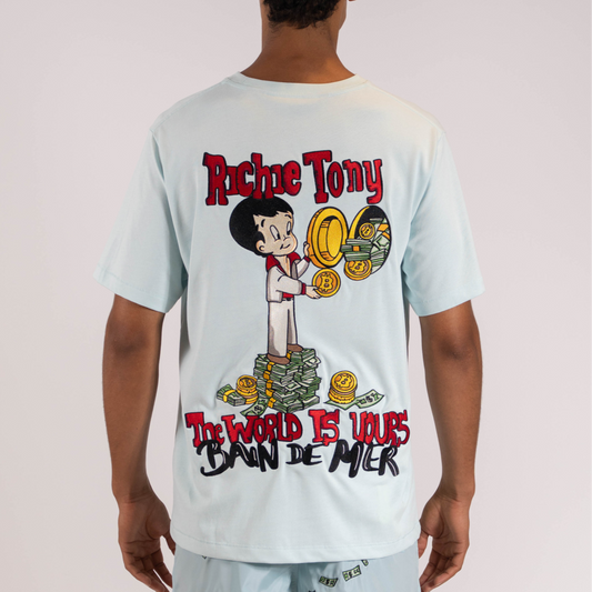 T-SHIRT RICHIE TONY | SKY BLUE