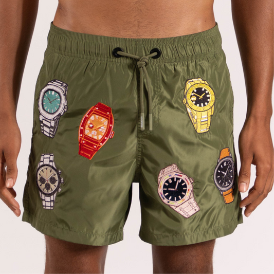 SWIMWEAR WATCH COLLECTOR AO | MILITARY GREEN