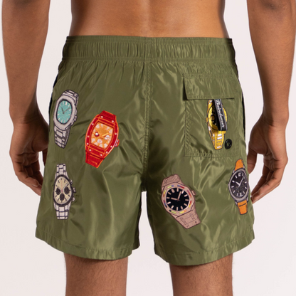 SWIMWEAR WATCH COLLECTOR AO | MILITARY GREEN