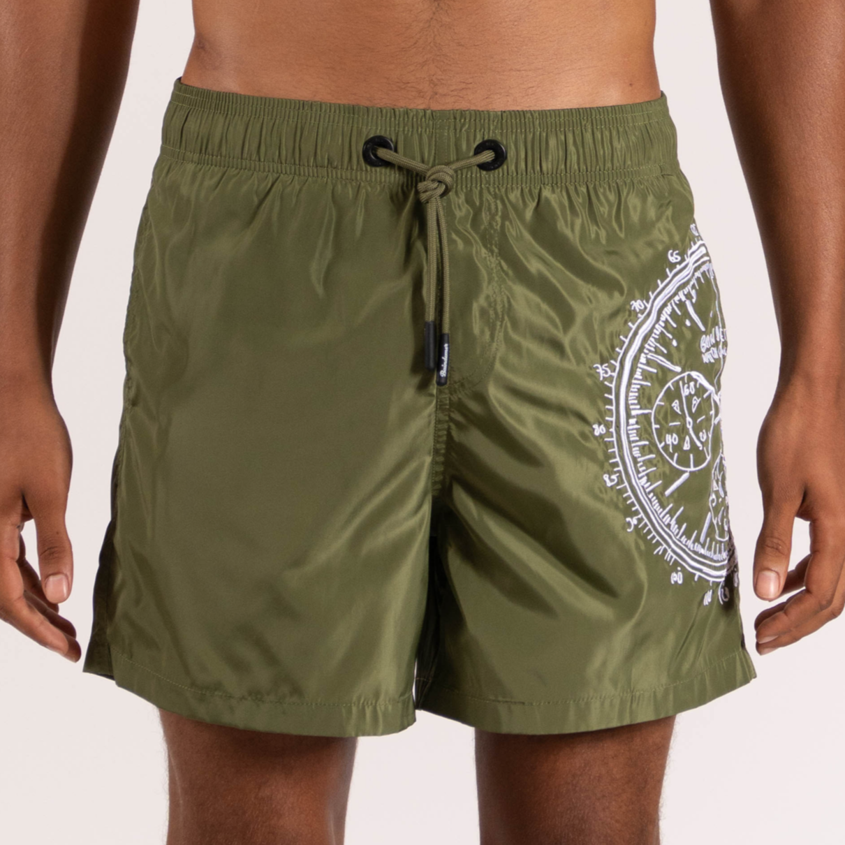 SWIMWEAR BIG WATCH COLLECTOR | MILITARY GREEN