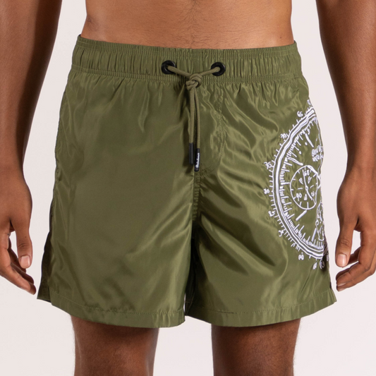 SWIMWEAR BIG WATCH COLLECTOR | MILITARY GREEN