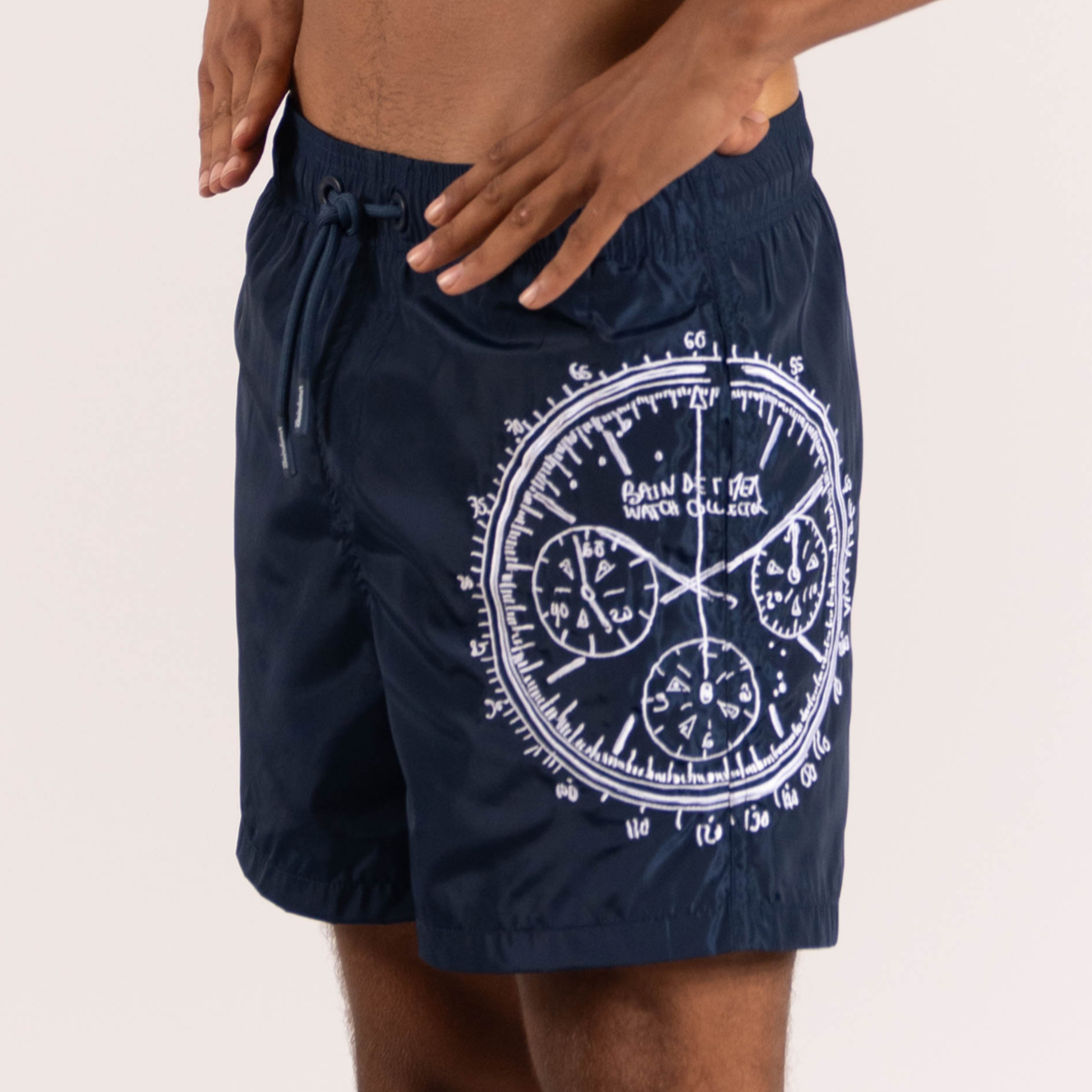 SWIMWEAR BIG WATCH COLLECTOR | NAVY