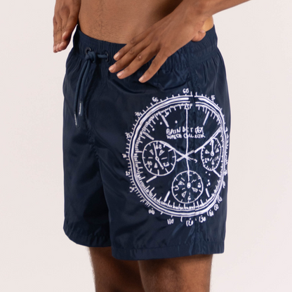 SWIMWEAR BIG WATCH COLLECTOR | NAVY