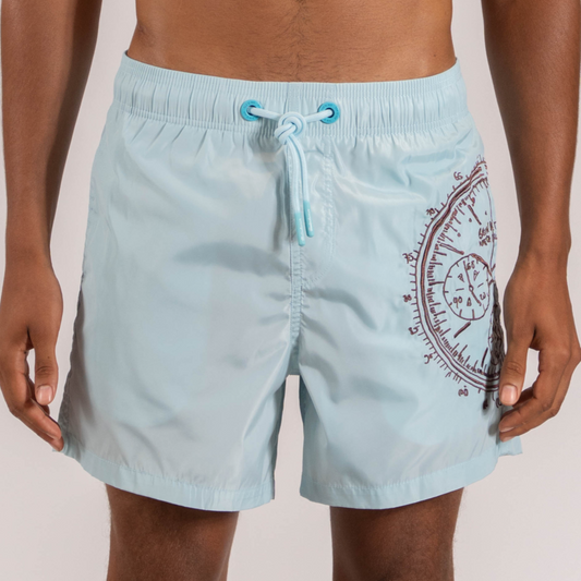 SWIMWEAR BIG WATCH COLLECTOR | SKY BLUE
