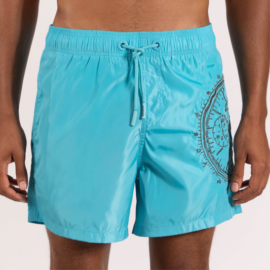SWIMWEAR BIG WATCH COLLECTOR | TIFFANY BLUE