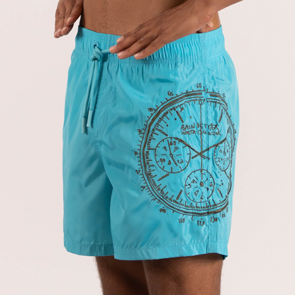 SWIMWEAR BIG WATCH COLLECTOR | TIFFANY BLUE