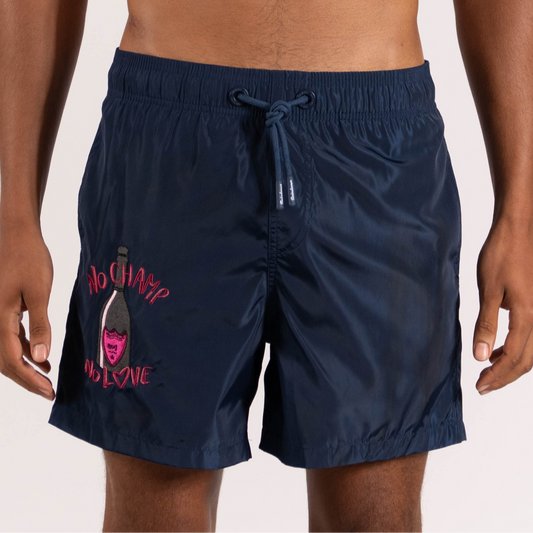 SWIMWEAR NO CHAMP NO LOVE | NAVY