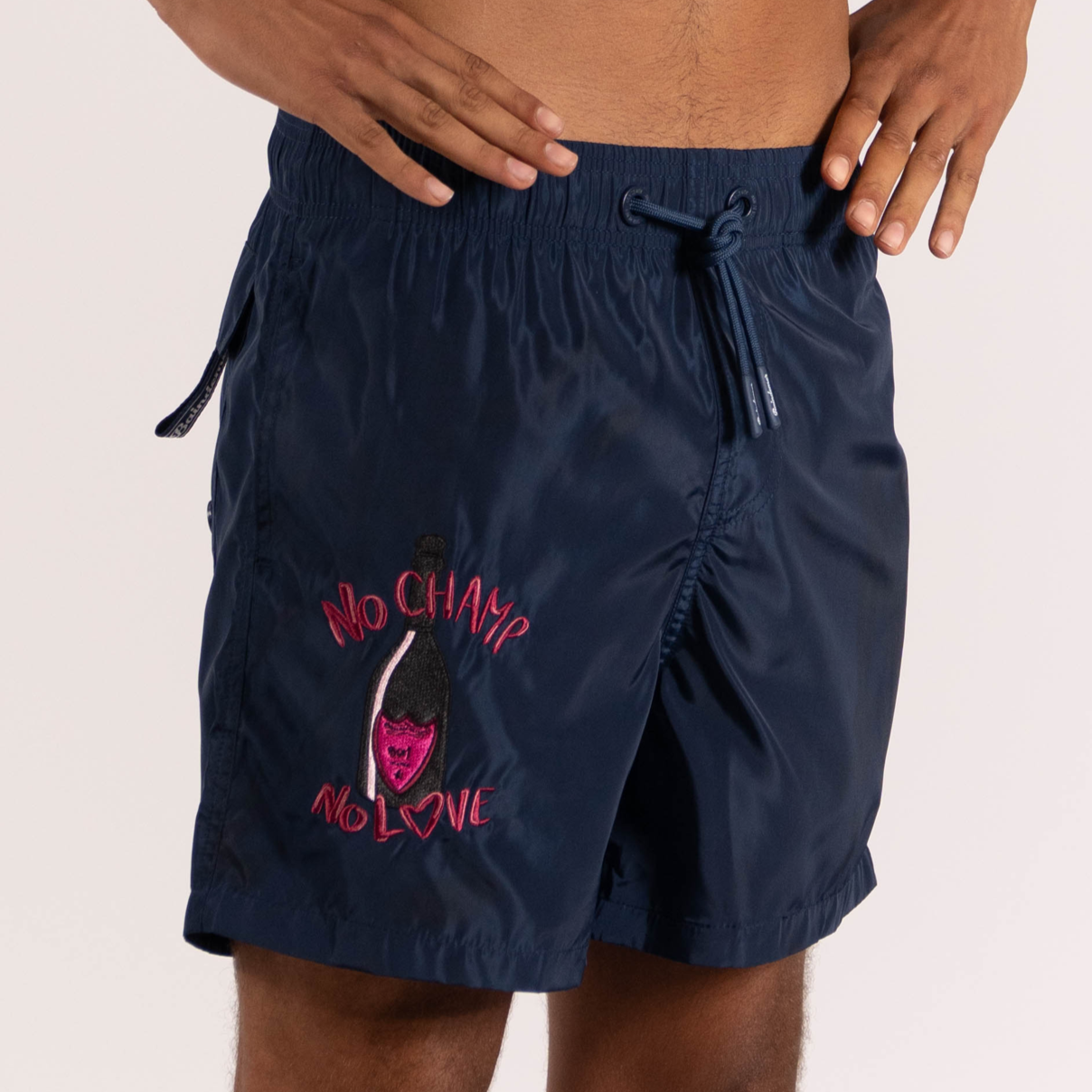 SWIMWEAR NO CHAMP NO LOVE | NAVY