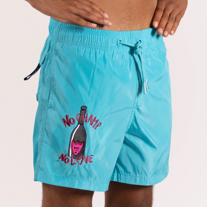 SWIMWEAR NO CHAMP NO LOVE | TIFFANY BLUE