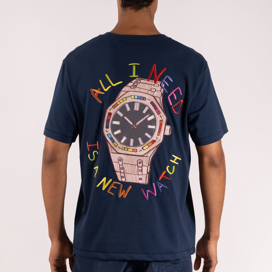 T-SHIRT ALL I NEED | NAVY