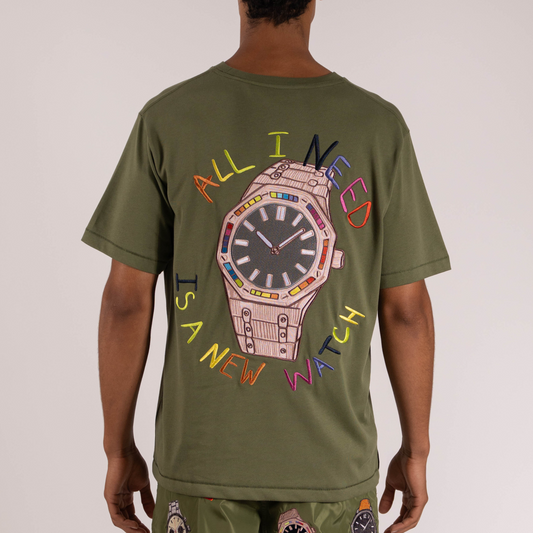 T-SHIRT ALL I NEED | MILITARY GREEN