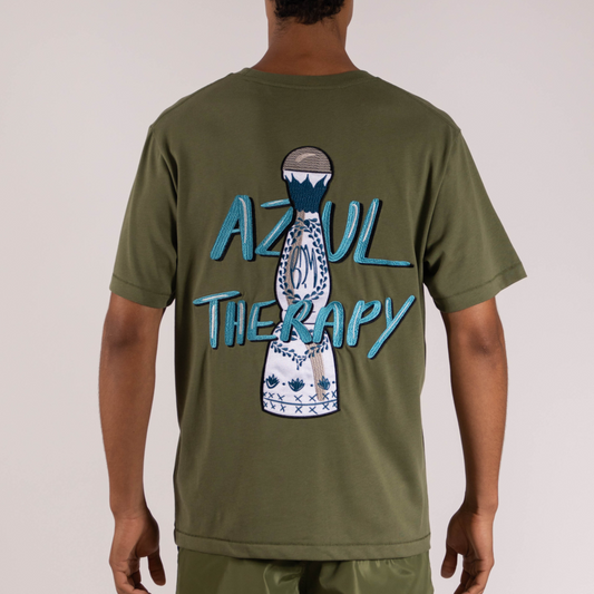 T-SHIRT AZUL THERAPY | MILITARY GREEN