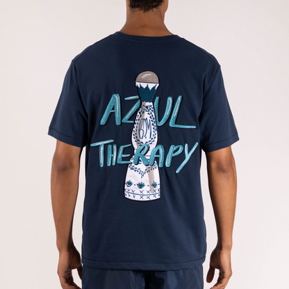T-SHIRT AZUL THERAPY | NAVY