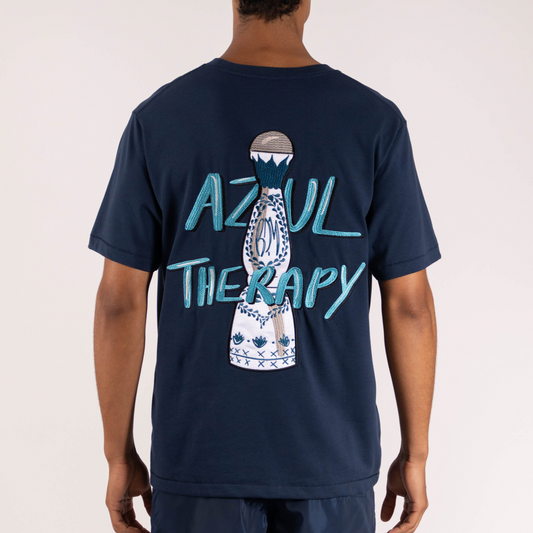 T-SHIRT AZUL THERAPY | NAVY