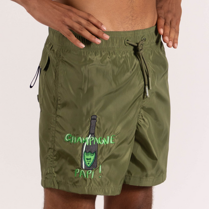 SWIMWEAR CHAMPAGNE PAPI | MILITARY GREEN